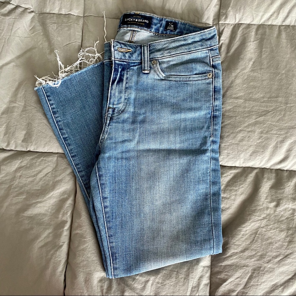 Lucky Brand Cropped Bootcut Jeans Size 6